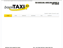 Tablet Screenshot of booktaxibcn.com